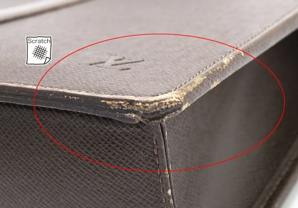 ルイヴィトン Louis Vuitton タイガ ポルトドキュマン ロザン ビジネスバッグ 茶 K-106675_010