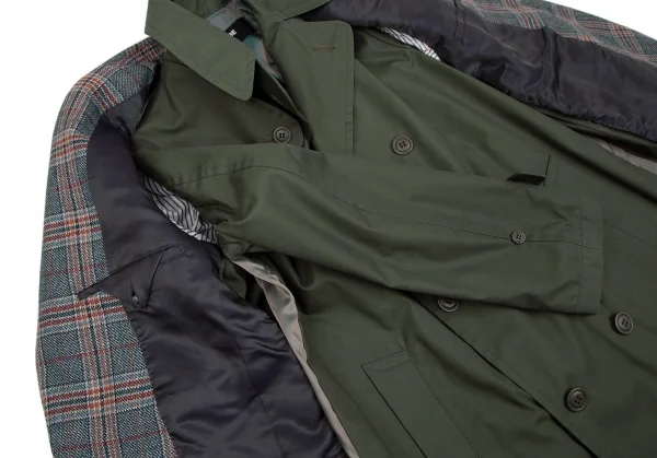 JUNYA WATANABE COMME des GARCONS Plaid Jacket Coat K-106682_010