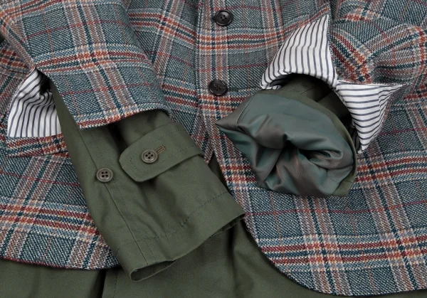 JUNYA WATANABE COMME des GARCONS Plaid Jacket Coat K-106682_006