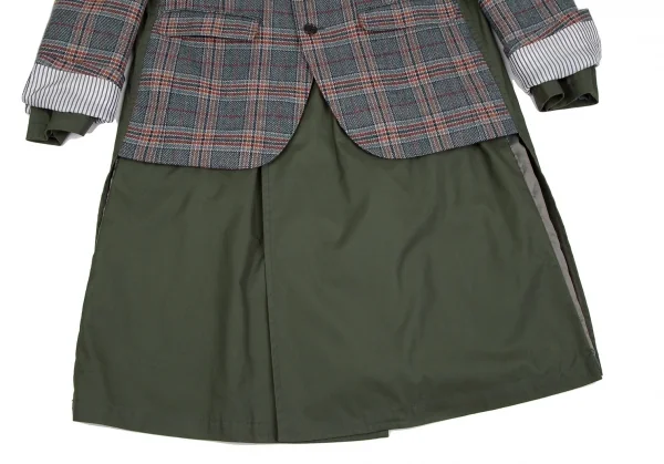 JUNYA WATANABE COMME des GARCONS Plaid Jacket Coat K-106682_007