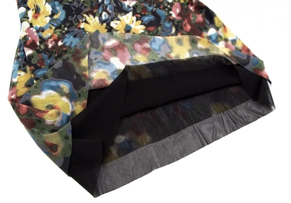 ジャンポールゴルチエ ファムJean Paul GAULTIER FEMME フローラルプリントパワーネットキャミワンピース マルチ40 K-106702_006