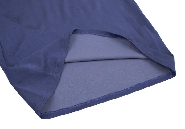 エムエム 6 メゾン マルジェラMM6 MAISON MARGIELA 袖切替フロッキープリントフットボールTシャツ 紫他S K-106710_014