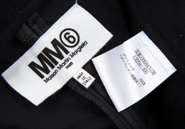 エムエム 6 メゾン マルジェラMM6 MAISON MARTIN MARGIELA ポリ樹脂コーティングショートパンツ チャコール38 K-106711_018