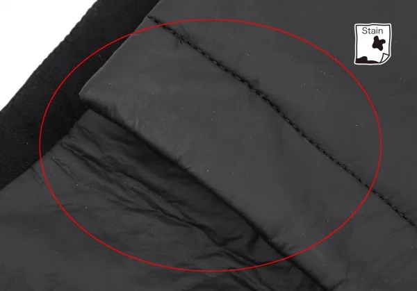 エムエム 6 メゾン マルジェラMM6 MAISON MARTIN MARGIELA ポリ樹脂コーティングショートパンツ チャコール38 K-106711_004