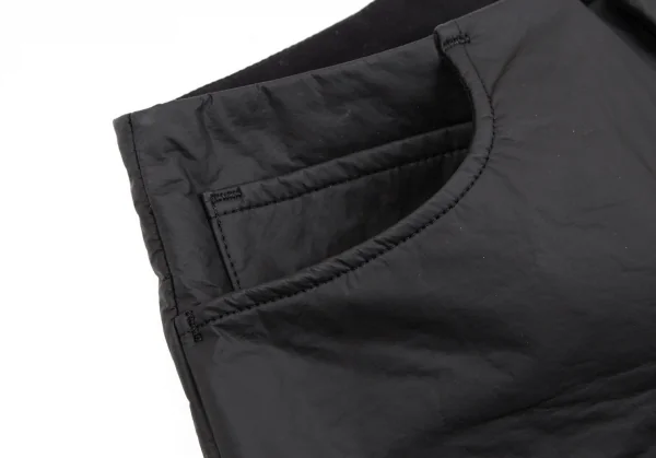 エムエム 6 メゾン マルジェラMM6 MAISON MARTIN MARGIELA ポリ樹脂コーティングショートパンツ チャコール38 K-106711_005