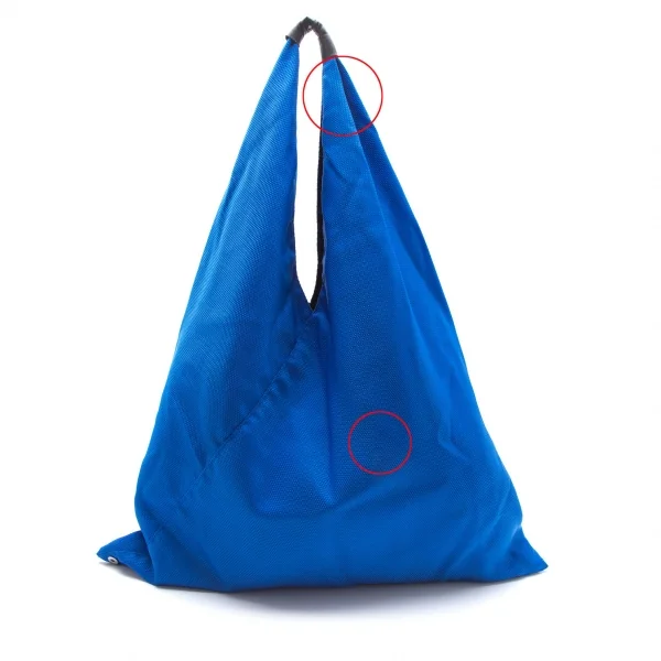 エムエム 6 メゾン マルジェラMM6 MAISON MARTIN MARGIELA ナイロントライアングルトートバッグ 青 K-106717_004