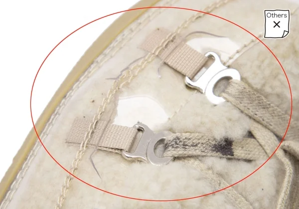 エムエム 6 メゾン マルジェラMM6 MAISON MARGIELA アフタースキーブーツ ベージュ38-40(24.5cm位) K-106720_004