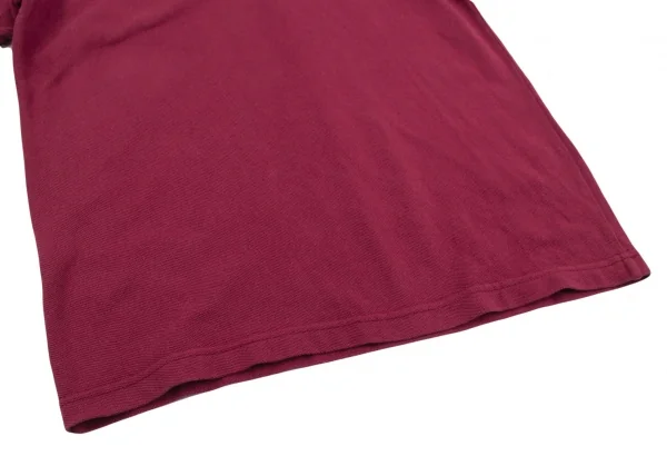 フレッドペリーFREDPERRY ポイント刺繍鹿の子ポロシャツ エンジ36 K-106721_009