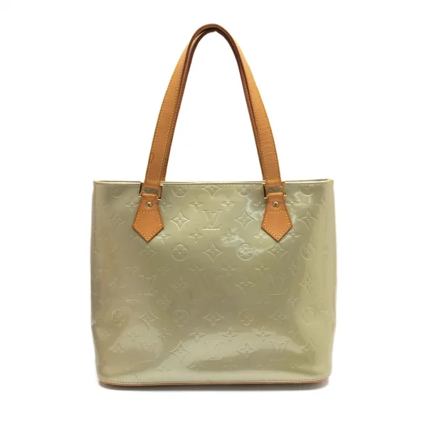 ルイヴィトンLouis Vuitton モノグラム ヴェルニヒューストン トートバッグ シャンパン K-106760_001