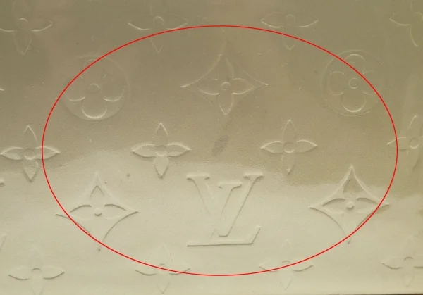 ルイヴィトンLouis Vuitton モノグラム ヴェルニヒューストン トートバッグ シャンパン K-106760_011