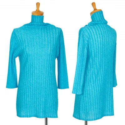 プリーツプリーズPLEATS PLEASE プリーツタートルネックロングカットソー