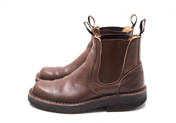 ワイズフォーメン Y's for men サイドゴアレザーブーツ 39(26位) 茶39(26cm位) K-106807_003