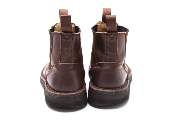 ワイズフォーメン Y's for men サイドゴアレザーブーツ 39(26位) 茶39(26cm位) K-106807_004