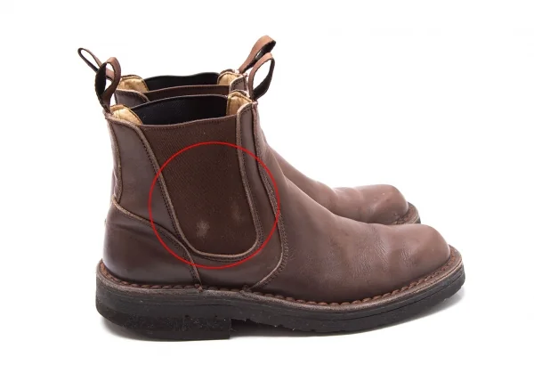 ワイズフォーメン Y's for men サイドゴアレザーブーツ 39(26位) 茶39(26cm位) K-106807_005