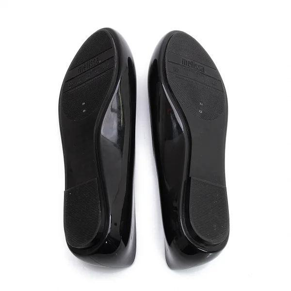 ヴィヴィアンウエストウッド アングロマニア×メリッサVivienne Westwood ANGLOMANIA×melissa メタルオーブラバーパンプス 黒25.5 K-106815_005