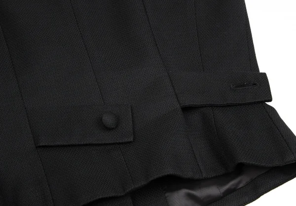 ドリスヴァンノッテンDRIES VAN NOTEN 変わり織りジレベスト 黒38 K-106819_011