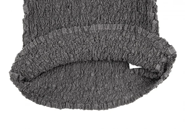 イッセイミヤケ ミーISSEY MIYAKE me カリフラワーTシャツ グレーF (K