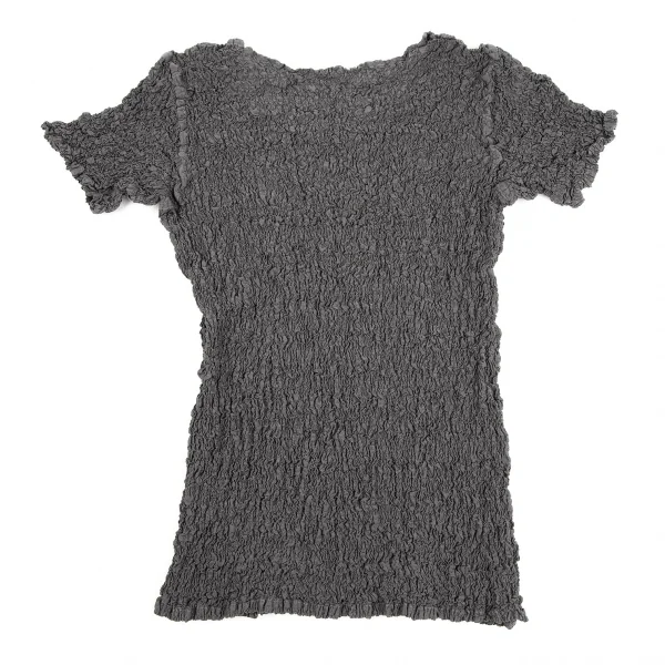 イッセイミヤケ ミーISSEY MIYAKE me カリフラワーTシャツ グレーF K-106825_007
