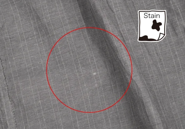 イッセイミヤケ ミーISSEY MIYAKE me ウエストカリフラワー切替ストライプスカート グレーF K-106826_004