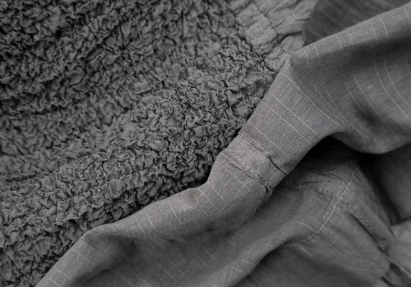 イッセイミヤケ ミーISSEY MIYAKE me カリフラワー切替セットアップスーツ グレーF K-106827_018