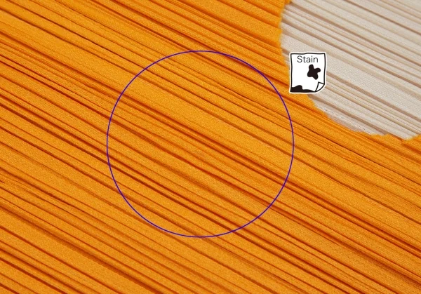 プリーツプリーズPLEATS PLEASE フロントホールデザインプリーツスカート オレンジ3 K-106829_010