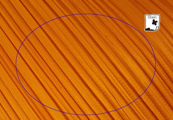 プリーツプリーズPLEATS PLEASE フロントホールデザインプリーツスカート オレンジ3 K-106829_015