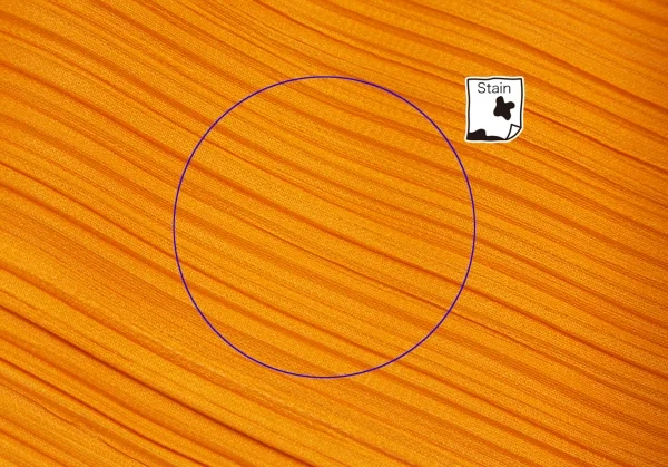 プリーツプリーズPLEATS PLEASE フロントホールデザインプリーツスカート オレンジ3 K-106829_009