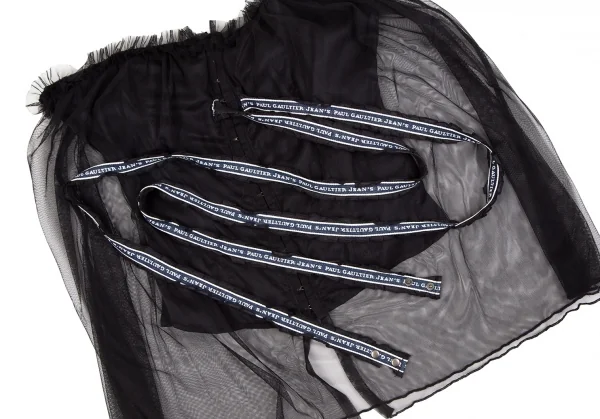 ジーンズポールゴルチエJean's Paul GAULTIER メッシュレイヤードコルセットトップス 黒M K-106835_005