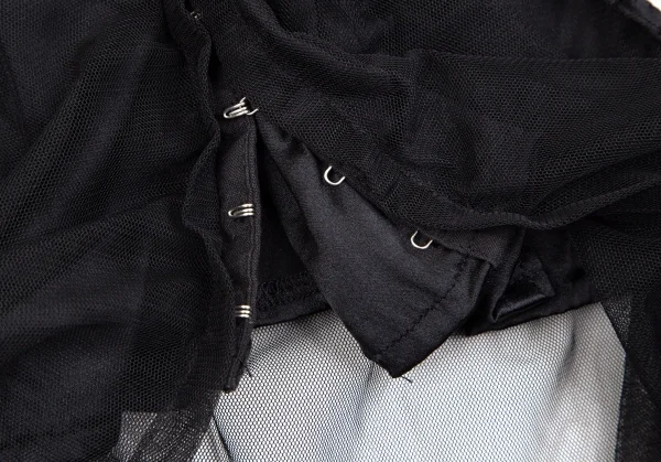 ジーンズポールゴルチエJean's Paul GAULTIER メッシュレイヤードコルセットトップス 黒M K-106835_008