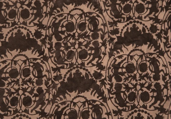 ジャンポールゴルチエ クラシックJean Paul GAULTIER CLASSIQUE エンジェルフロッキープリント半袖シャツ 茶40 K-106837_014