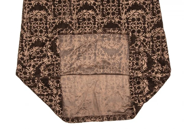 ジャンポールゴルチエ クラシックJean Paul GAULTIER CLASSIQUE ダマスクフロッキープリントキャミソール 茶40 K-106838_010