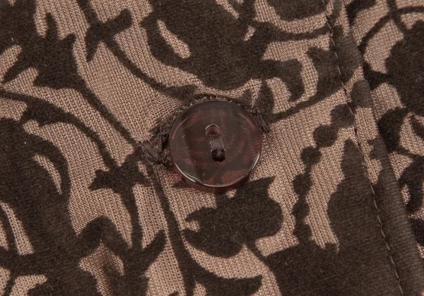 ジャンポールゴルチエ クラシックJean Paul GAULTIER CLASSIQUE ダマスクフロッキープリントアンサンブル 茶40 K-106839_007