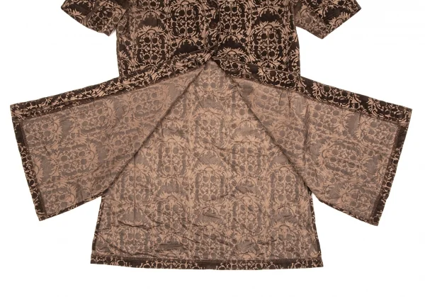 ジャンポールゴルチエ クラシックJean Paul GAULTIER CLASSIQUE ダマスクフロッキープリントアンサンブル 茶40 K-106839_009