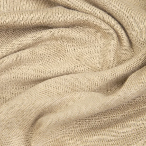 フラボアFRAPBOIS シルクアンゴララウンドカラーニットカーディガン ベージュ1 K-106856_014