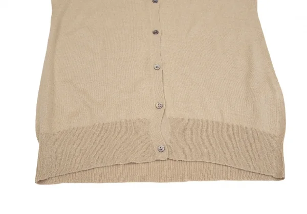 フラボアFRAPBOIS シルクアンゴララウンドカラーニットカーディガン ベージュ1 K-106856_009