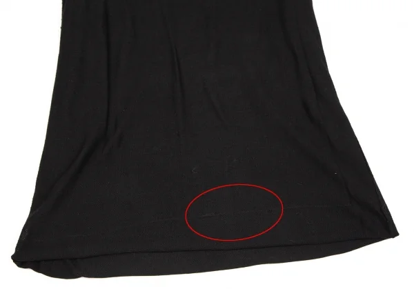 フラボアFRAPBOIS 裾ドッキングノースリーブニット 黒M位 K-106861_005