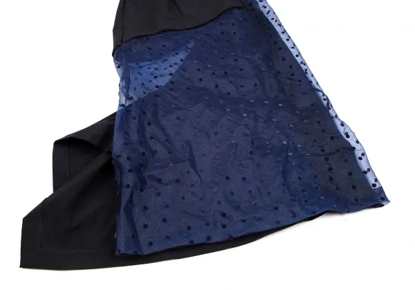 コムデギャルソンCOMME des GARCONSシースルードット切替ノースリーブ