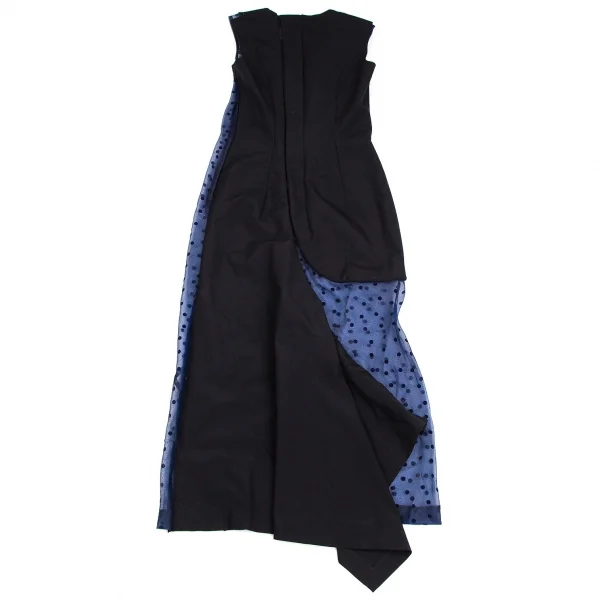 コムデギャルソンCOMME des GARCONSシースルードット切替ノースリーブ