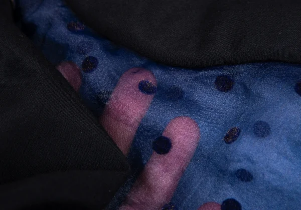 コムデギャルソンCOMME des GARCONSシースルードット切替ノースリーブ