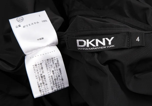 ダナキャランDKNY ナイロンフーテッドポンチョ 黒4 K-106899_015