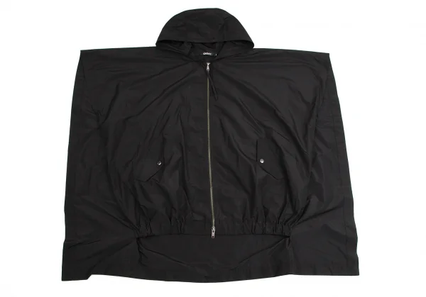 ダナキャランDKNY ナイロンフーテッドポンチョ 黒4 K-106899_002