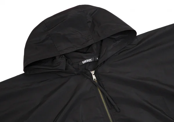 ダナキャランDKNY ナイロンフーテッドポンチョ 黒4 K-106899_004