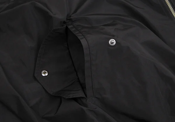 ダナキャランDKNY ナイロンフーテッドポンチョ 黒4 K-106899_008