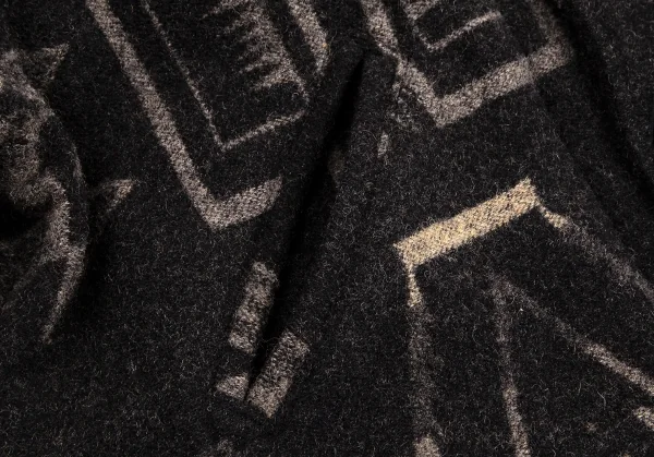 ラルフローレンRalph Lauren ネイティブ柄ウールジャケット チャコール160A K-106901_009