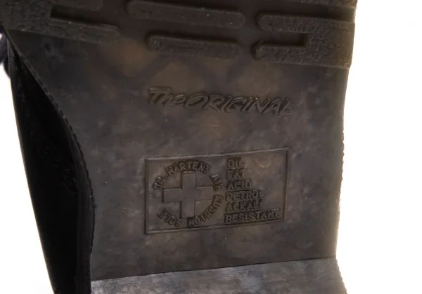 ワイズ×ドクターマーチンY's× Dr Martens バックジップ10ホールブーツ 黒UK6(25) K-106908_011