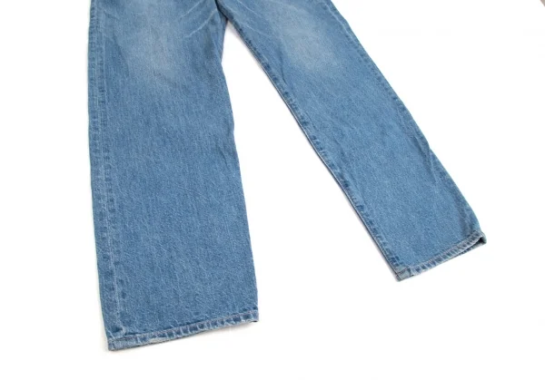 フラボアFRAPBOIS ウールウエストロゴゴムテーパードデニムパンツ 淡インディゴ1 K-106911_009