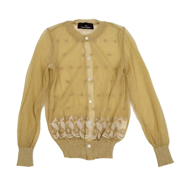 tricot comme des garçons レースカーディガン コムコム コムデギャルソンCOMME des GARCONS レース編みニット