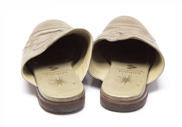 ミハラヤスヒロMIHARA YASUHIRO 炙り出しレザーサンダル カーキ26 K-106958_008