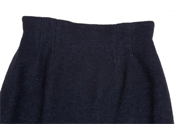 クリスチャンディオールChristian Dior ツイードスカート 紺9 K-106961_003