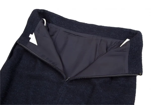 クリスチャンディオールChristian Dior ツイードスカート 紺9 K-106961_006